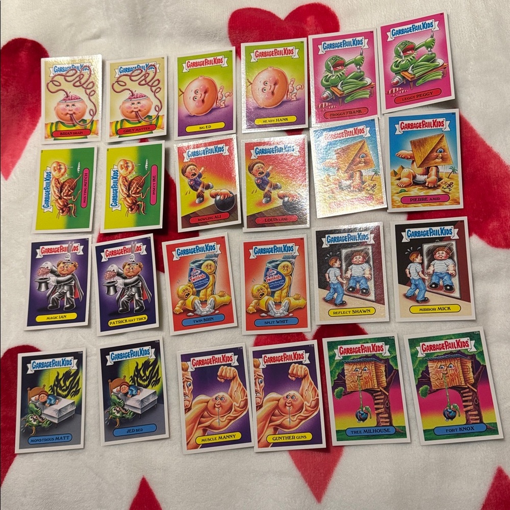 Large lot of Almost complete Garbage Pail Kids cards 2015 plus duplicates